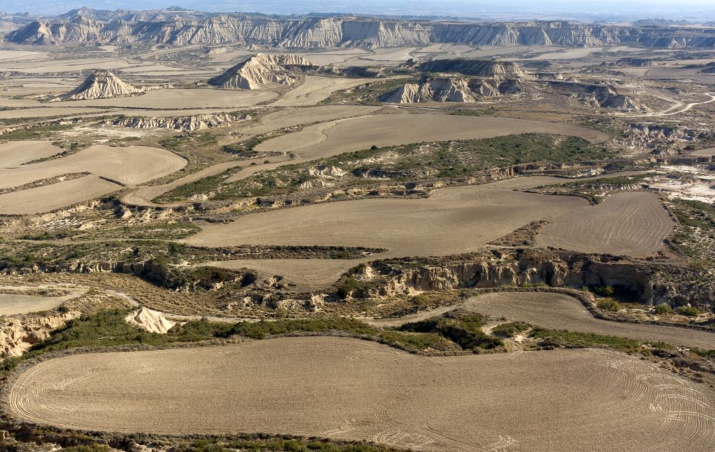Desert des Bardenas Reales, Province de Navarre, Espagne