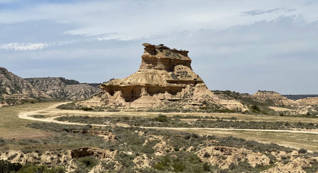 Tozal del Colasico, Désert de Monegros, Aragon, Espagne