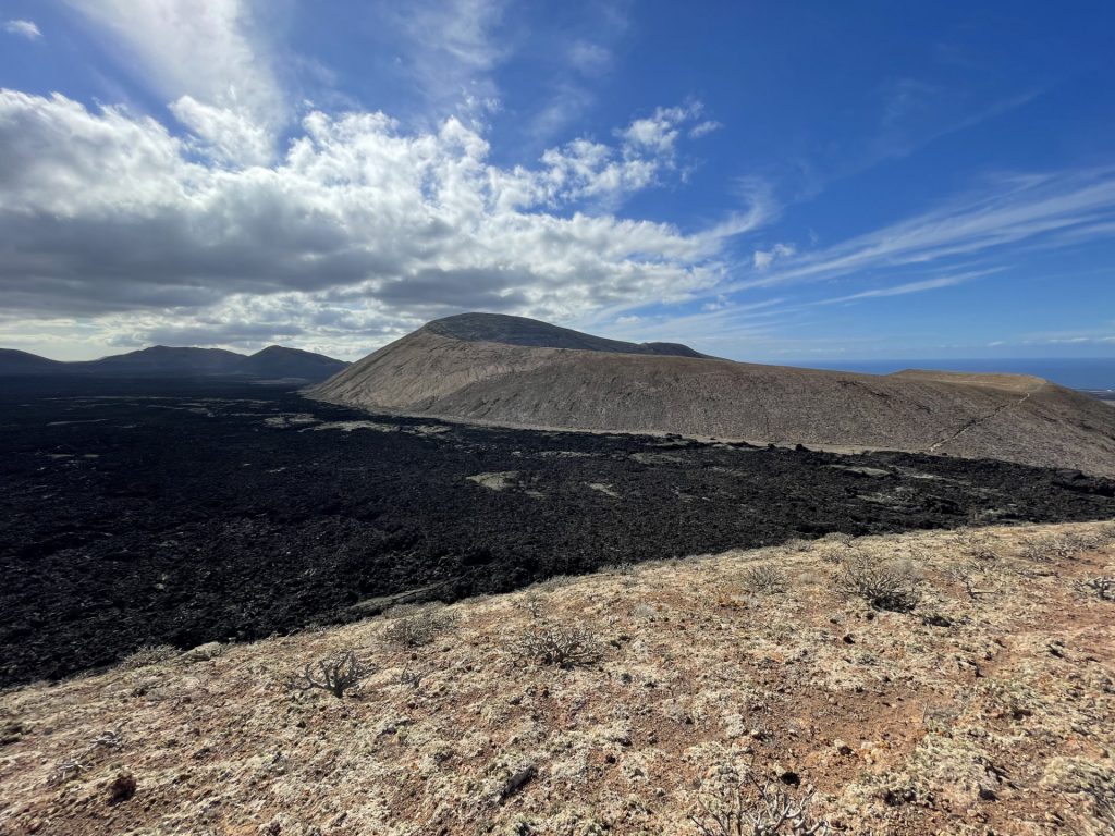 Volcan blanca, Lanzarote, Les Canaries, Espagne