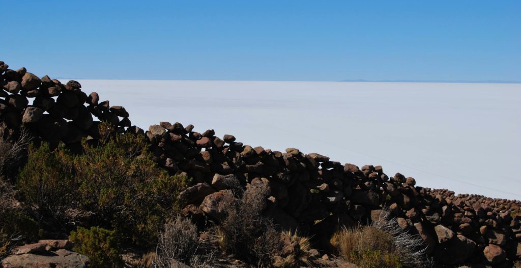 Salar d’Uyuni depuis le volcan Tunupa, Province du nord Lipez, Bolivie