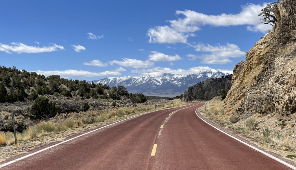 Cave Lake State Park Road, Ely, Nevada, États Unis