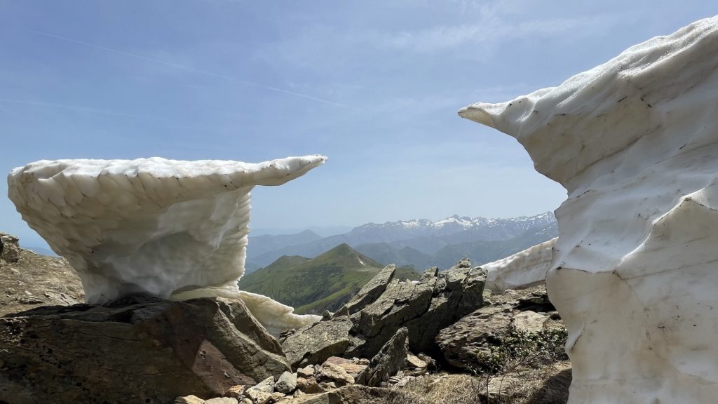 Vue depuis le Pic de la Calabasse, Ariège, France
