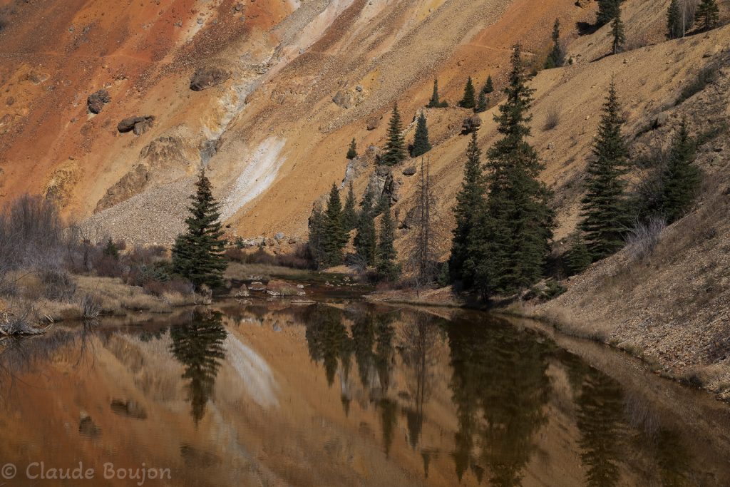 Lac près de Silverton, Colorado, Etats-Unis