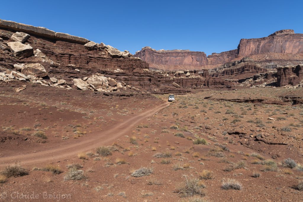 Lathrop Canyon Road, White Rim, Canyonlands National Park, Utah, Etats Unis