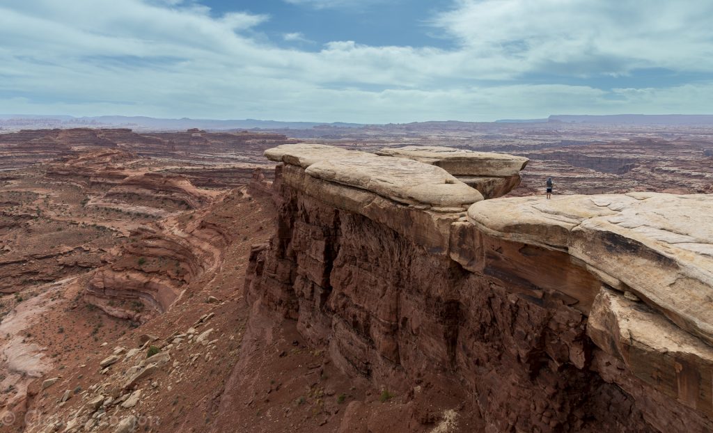 White Crack, White Rim, Canyonlands National park, Utah, Etats Unis