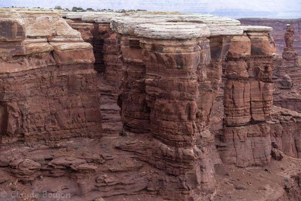 White Crack, White Rim, Canyonlands National park, Utah, Etats Unis