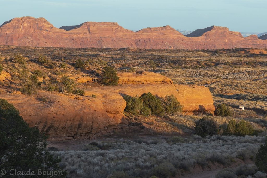Comb Ridge depuis la Snow Flat Road, Utah, États Unis