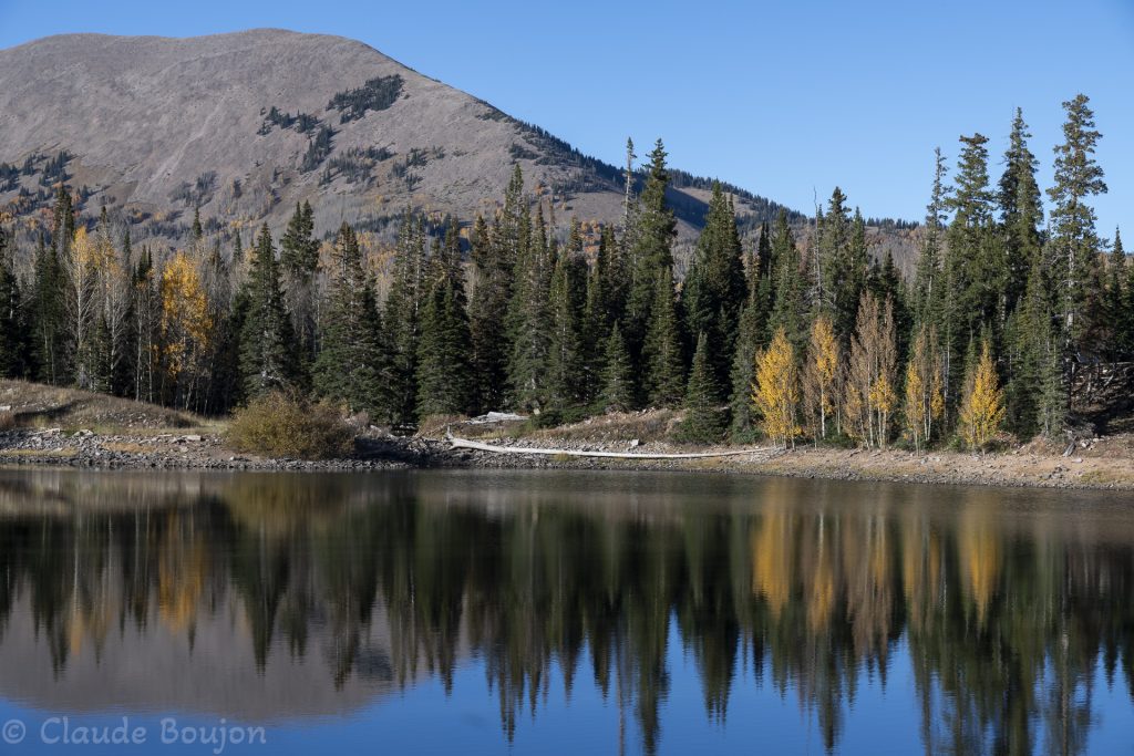Dark Canyon Lake, Mount Mellenthin, Utah, Etas Unis